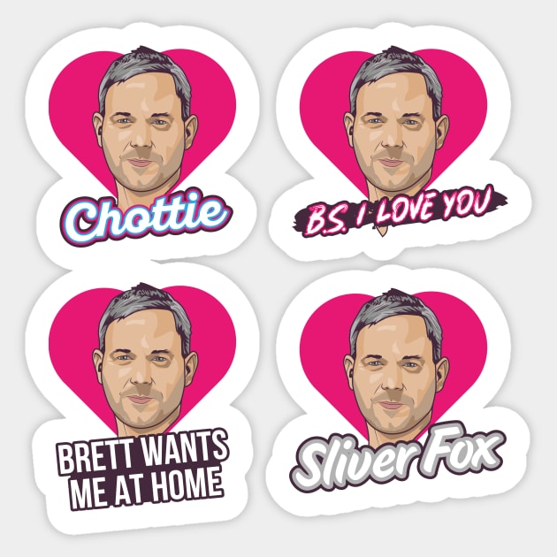 I love Brett Sutton sticker pack Sticker by Bubsart78